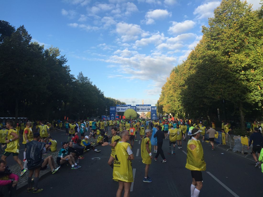 Berlin Marathon 2015: Startblock