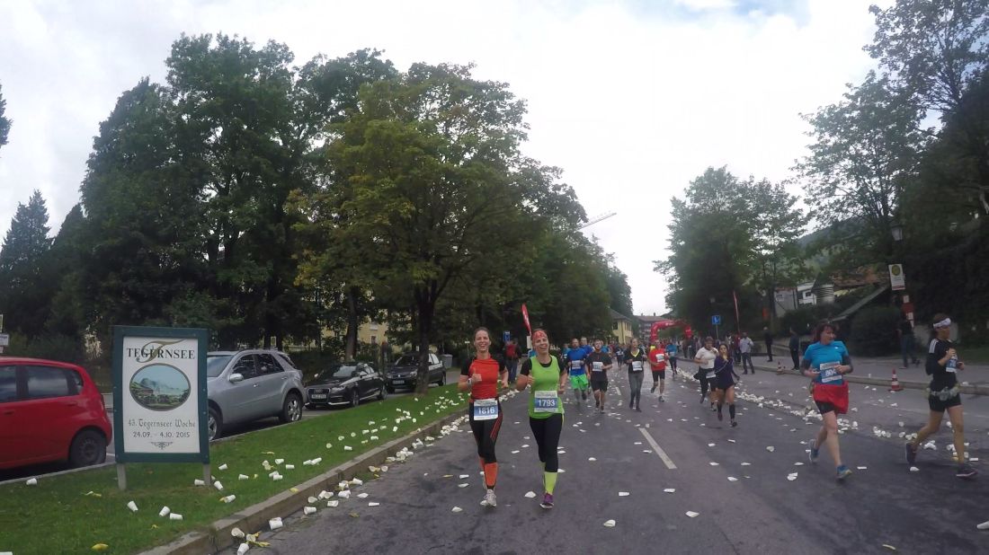 Tegernsee Halbmarathon: Nach 10 km