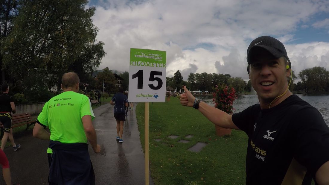 Tegernsee Halbmarathon: Nach 10 km